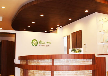 樹のひかり 形成外科・皮ふ科の内観