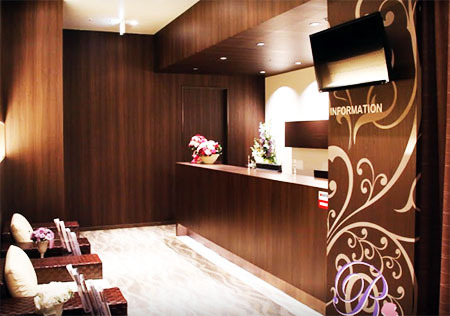 麗ビューティー皮フ科クリニックの内観