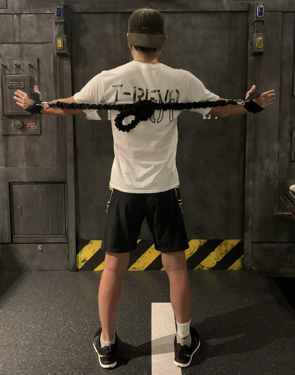 チューブフライ背中の様子